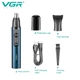 Триммер для носа и ушей VGR V-626 BLUE 2 в 1, IPX5 - изображение 4