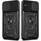 Протиударний броньований чохол із захистом камери для iPhone XS Max Armor Case Keysion black - зображення 3