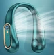 Безлопастной вентилятор на шею Neck Fan L28 пятискоростной вентилятор для шеи на аккумуляторе и с дисплеем, 19х18.5х6.5 см, зеленый (103595700) - изображение 8