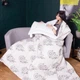 Одеяло антиаллергенное MirSon Зима EcoSilk №3006 Color Fun Line Cat 140х205 (2200004832340) - изображение 4