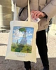 Екошопер BookOpt BK4087 MONET Жінка з парасолькою, бежевий - изображение 10