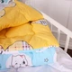 Одеяло MirSon Kids Time антиаллергенное зимнее 20-0044 Cats and bunnies 140x205 см EcoSilk (2200009666445) - изображение 4