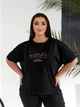 Жіночий літній костюм брюки і футболка Uaclothes 54-56 Чорний (like32221-124231359) - зображення 2