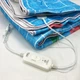 Электропростынь электрическая простынь с подогревом Electric Blanket 170х150см голубая клетка - изображение 7