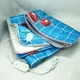 Электропростынь электрическая простынь с подогревом Electric Blanket 170х150см голубая клетка - изображение 4