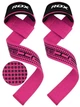 Лямки для тяги RDX S4 Gym Cotton Gel Straps Pink Plus Розовые (WAC-S4P+) - изображение 4