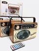 Портативний радіоприймач Kemai MD-507 BT Bluetooth MP3 USB SD FM AM SW з аккумулятором 18650 та пультом дистанційного керування - зображення 1