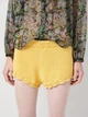 Шорты женские Zara 2298/017 L Желтые (02298017300048) - изображение 4