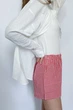 Летние шорты женские в клетку Rebel Shorts 3XL Apmi красный - изображение 5