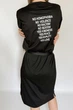 Платье-футболка длинное женское oversize ⬩ лёгкое и практичное ⬩ Apmi YES LOVE чёрное XL - 2XL - изображение 3