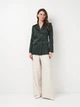 Куртка женская Zara 2228/786 XS Темно-зеленая (02228786501018) - изображение 3