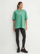 Футболка хлопковая оверсайз длинная женская Adidas Originals Essentials Boyfriend IY7323 M Зеленая (KC1000000045664) - изображение 3