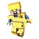 Конструктор Майнкрафт 205 деталей+персонажи, детский набор Minecraft My World Mineworld Набор персонажей SJ82006 - изображение 6