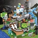 Конструктор Майнкрафт 587 деталей+персонажи, детский набор Minecraft My World Mineworld Пещера SJ82003 - изображение 1