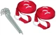 Набор для спидминтона (ракетка 2 шт + 5 воланов) Speedminton S700 Set - изображение 3