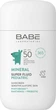 Детский солнцезащитный минеральный флюид BABE Laboratorios Mineral Super Fluid Pediatric SPF 50 С пантенолом и пребиотиком 50 мл (8436571632500) - изображение 1