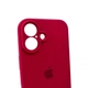 Чохол для смартфона Silicone Full Case AA Camera Protect for Apple iPhone 16 35,Maroon (FullAAi16-35) - изображение 6