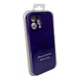 Чохол для смартфона Silicone Full Case AA Camera Protect for Apple iPhone 16 Pro Max 22,Dark Purple (FullAAi16PM-22) - изображение 2