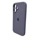 Чохол для смартфона Silicone Full Case AA Camera Protect for Apple iPhone 16 28,Lavender Grey (FullAAi16-28) - изображение 5