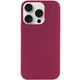 Чохол Silicone Case Full Protective (AA) NO LOGO для Apple iPhone 14 Pro (6.1") Бордовий / Maroon - изображение 1