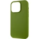 Чохол Silicone Case Full Protective (AA) NO LOGO для Apple iPhone 14 Pro (6.1") Зелений / Dark Olive - изображение 5