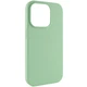Чохол Silicone Case Full Protective (AA) NO LOGO для Apple iPhone 14 Pro (6.1") Зелений / Pistachio - изображение 6