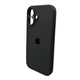Чохол для смартфона Silicone Full Case AA Camera Protect for Apple iPhone 16 12,Dark Grey (FullAAi16-12) - изображение 5
