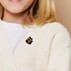 Значок (пин) BROCHE брошь бижутерия Животные Кот в шарфике чёрный BRGV114812 - изображение 5