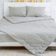 Одеяло Mirson лето односпальное 140х205 см Антиаллеренное №2339 Light Gray Eco-Soft (2200003029697) - изображение 1