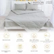 Одеяло Mirson лето односпальное 140х205 см Антиаллеренное №2339 Light Gray Eco-Soft (2200003029697) - изображение 2