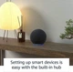 Портативна колонка розумна Amazon Echo Dot 5th Gen Charcoal (B09B8V1LZ3) чорна - изображение 7