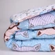Набор MirSon №2817 Color Fun Line Whales одеяло летнее полуторное 155х215 хлопок + две наволочки 50х70 (2200006687153) - изображение 3
