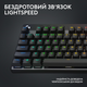 Клавиатура для геймеров Logitech G Pro X TKL LightSpeed с подсветкой черная (920-012136) - изображение 7