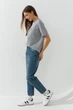 Джинси Mom Fit жіночі Zeo Basic 4086 34 Синій - зображення 3