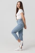 Джинсы Mom Fit женские 801 2XL Голубой - изображение 5