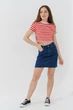 Юбка джинсовая женская 001 S Синий - изображение 3