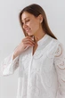 Платье однотонное женское W23-36 L Белый - изображение 3