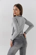 Топ с принтом женский 1881 One Size Серый - изображение 5