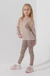 Лосины с узором для девочки Happy Kids 105 122 см Молочный - изображение 1