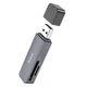 Картридер Hoco HB45 Spirit 2in1 USB 3.0 Metal gray - изображение 2