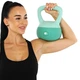 Гиря мягкая 4 кг Поливинилхлорид наполнитель песок Zelart SOFT KETTLEBELL цвет мятный FI-0122-4 - изображение 2