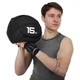 Насыпная гиря 15 кг нейлон наполнитель песок SandBell Crossfit Zelart черная TA-7823-15-1 - изображение 12