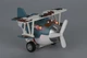 Літак металевий інерційний Same Toy Aircraft світло, музика, синій - изображение 2