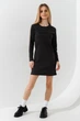 Сукня однотонна для дівчинки Aura Style 729-2 146 см Графітовий - зображення 1