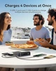 Внешний аккумулятор Baseus 145W Power Bank, 20800mAh, Black, 4-Port Portable Charger, Digital Display, PD, QC - изображение 5