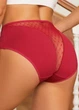 Жіночі трусики сліпи з сіточкою Perfect Comfort (1755-42-02) Червоний S FINETOO (42-44) - зображення 3