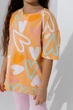 Костюм футболка+лосины для девочки DIFA 1535-3 122 см Желтый - изображение 3