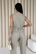 Стильний костюм Jadone Fashion Вест L бежевий - зображення 6