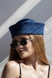 Панама матроса с атласной лентой летняя D.Hats синего цвета - изображение 8