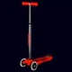 Трехколесный самокат Micro Maxi Deluxe Glow LED MMD368 - Красная аура - изображение 1